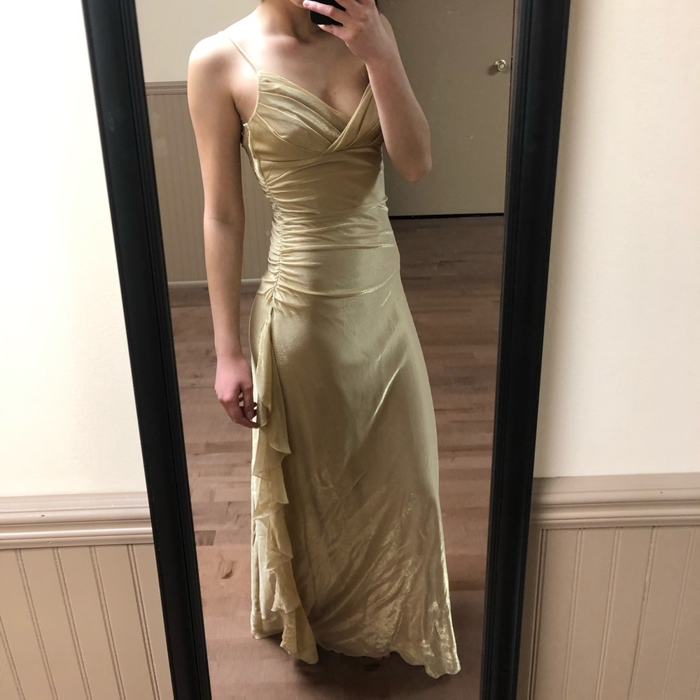Beautiful Gold Prom Dress